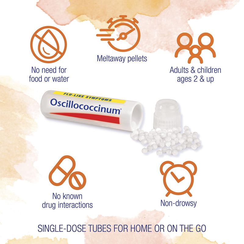 Boiron Oscillococcinum Doses Homeopathic Medicine for Flu-Like Symptoms, 0.04 Oz, 6 Count 6 Count (Pack of 1) - NewNest Australia