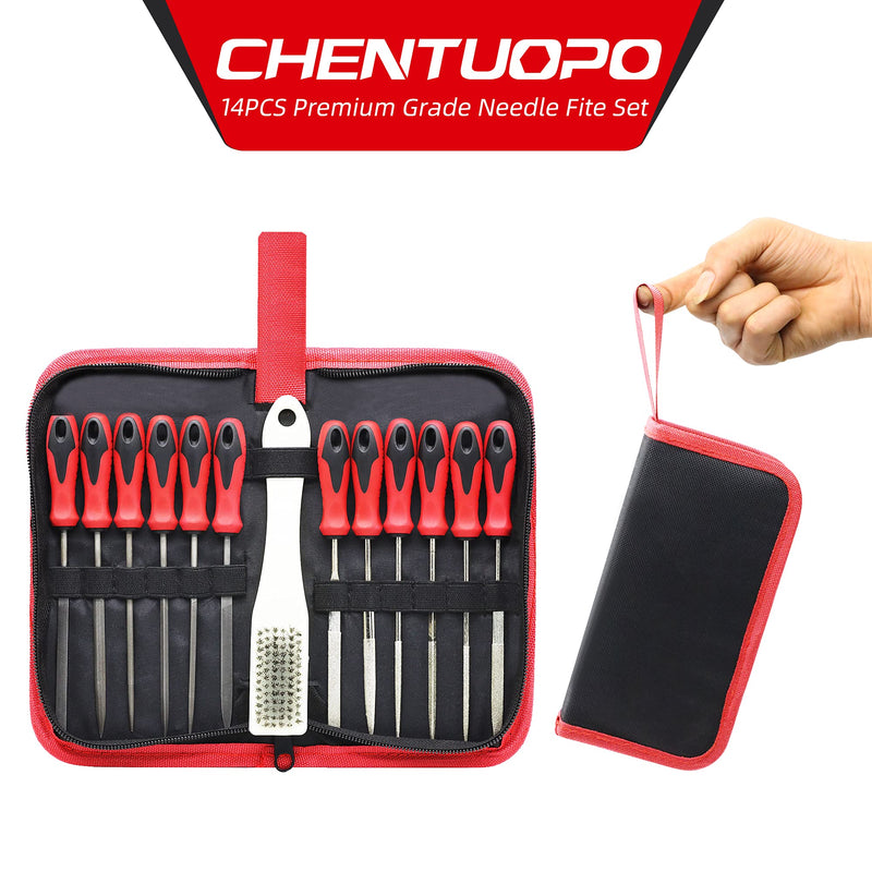 Small File Set, Needle Diamond Files 14PCS, 6 Steel Files & 6pcs Jewlers Files for Precision Metal File Work , Wood, Jewelry, Model, DIY and Nearly All Uses. Free Bonus: Cutter - NewNest Australia