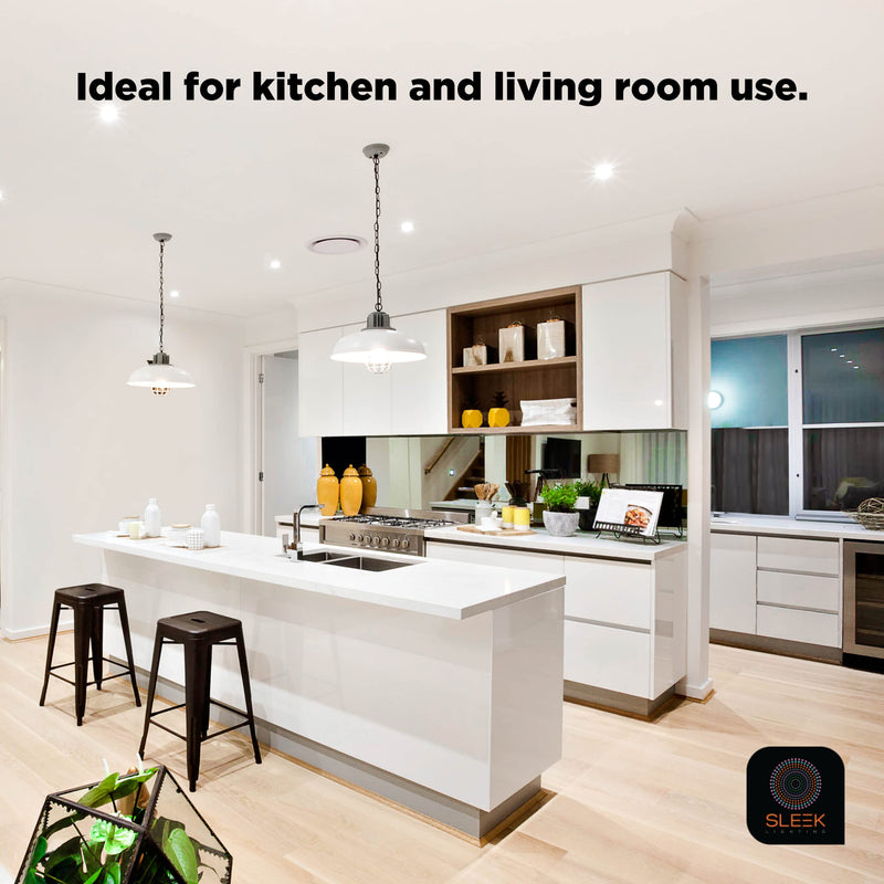 SleekLighting - 13Watt GU24 Base 2 Prong Light Bulbs- UL-13w 120v 60hz Light Bulb- Mini Twist Lock Spiral -Self Ballasted CFL Two Pin Fluorescent Light Bulb- 6500K Super White Daylight- 4pack- - NewNest Australia