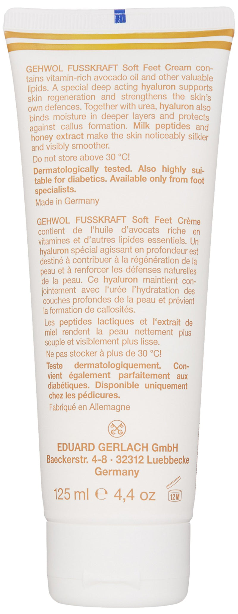 Fusskraft Soft Feet Creme With Milk & For Feet & Legs 4.4 Oz - NewNest Australia