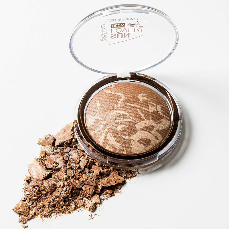 Catrice Sun Lover Glow Bronzing Powder, Bronzer, No. 010, brown, shimmering, for dry skin, for impure skin, for combination skin, vegan, oil-free, without perfume, without alcohol, pack of 1 (8g) 010 Sun-kissed Bronze 8 g (1 pack) - NewNest Australia