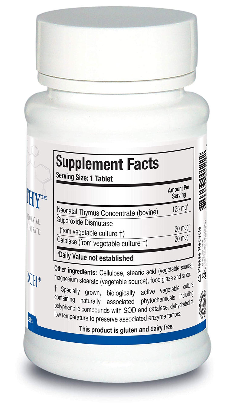 Biotics Research Cytozyme Thy Neonatal Thymus Concentrate. Supports Health of The Thymus Gland. Healthy Immune Response and Inflammatory Processes. Supports Immune System 60 Counts - NewNest Australia