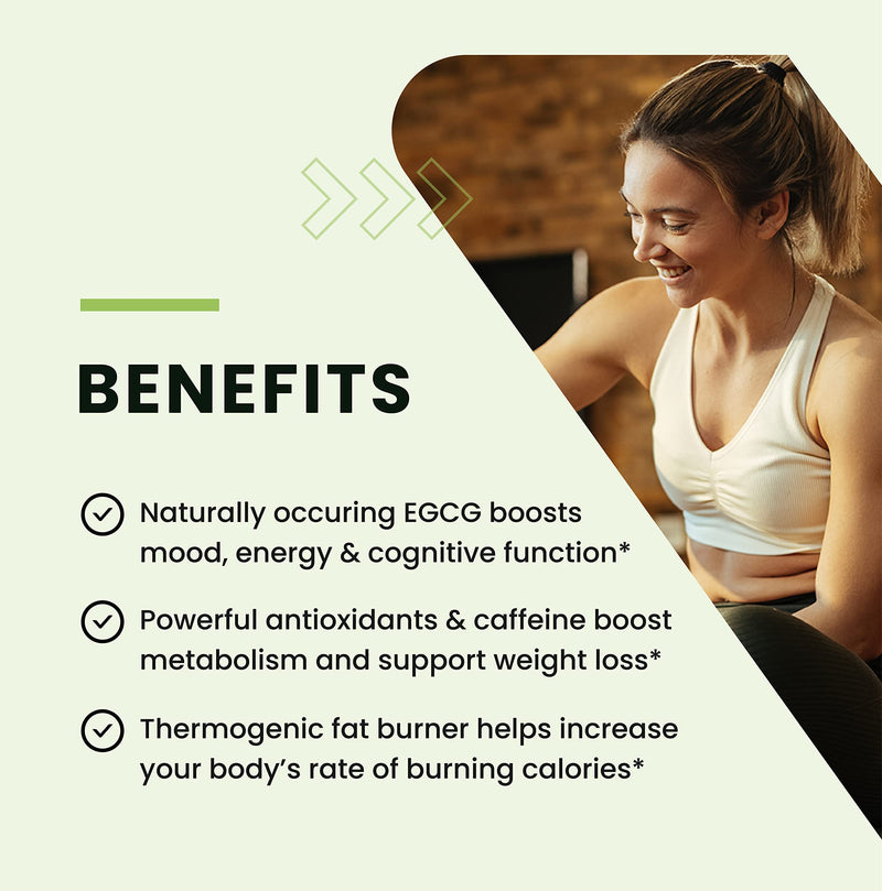 Nobi Nutrition Green Tea Weight Loss Pills to Reduce Belly Fat | Appetite Suppressant & Fat Burner (60 Count) 60 Count (Pack of 1) - NewNest Australia