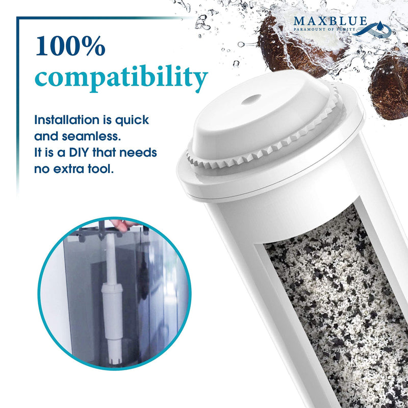 Maxblue Claris White TÜV SÜD Certified Coffee Machine Water Filter, Compatible with Jura Claris White, 60209, 68739, 62911 - Including Various Models of Nespresso, Capresso, Impressa, Avantgarde (6) - NewNest Australia