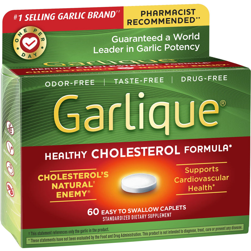 Garlique Caplets 60 Tablets (60 Count (Pack of 1)) 60 Count (Pack of 1) - NewNest Australia