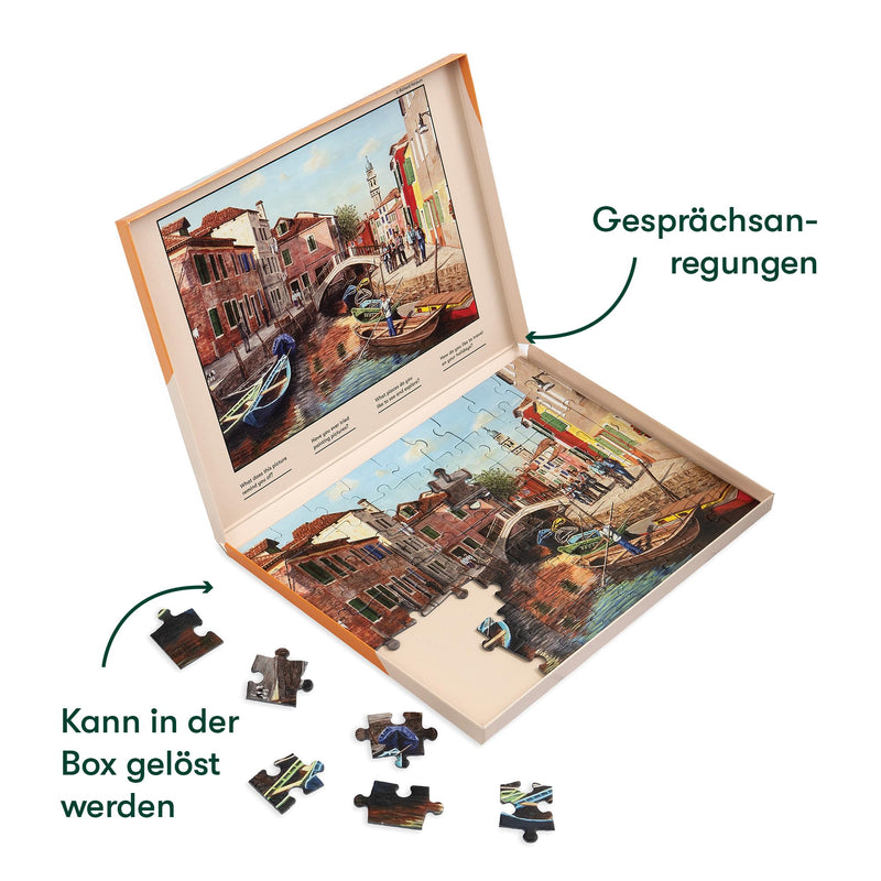 Relish “Buranos Island” Dementia Puzzle 63 Pieces Alzheimer's Activities/Puzzle & Dementia Gifts for Seniors - NewNest Australia