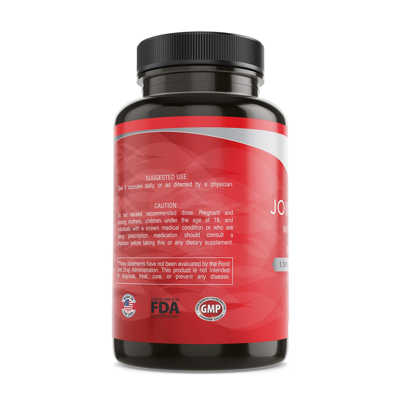 Pure By Nature Glucosamine with Chondroitin Turmeric MMS Boswellia Joint Pain Relief Supplement, 180 Count - NewNest Australia