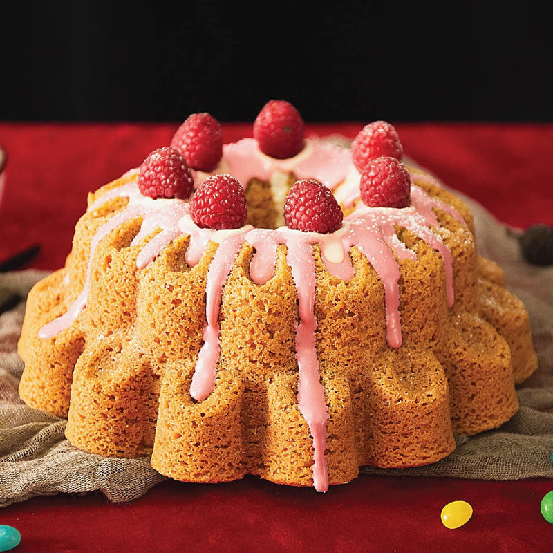 Baker's Secret Bunt Pan 9" Marquise, Extra Thick Cast Aluminum Bundt Cake Pan Baking Pan,2 Layers Non-stick Coating For Easy Release, Baking Supplies- 10cup Cast Aluminum Collection - NewNest Australia