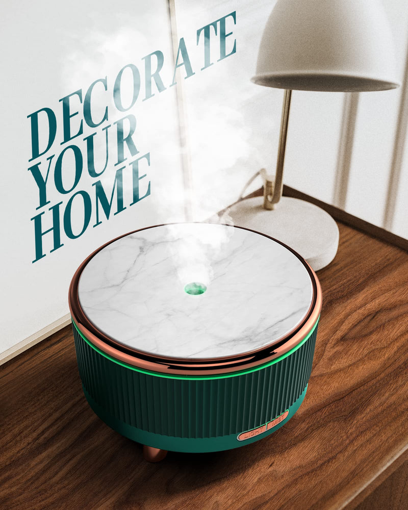 Diffusers for Essential Oils Large Room, 500ml Aromatherapy Diffuser，7 Colors Changed Green - NewNest Australia