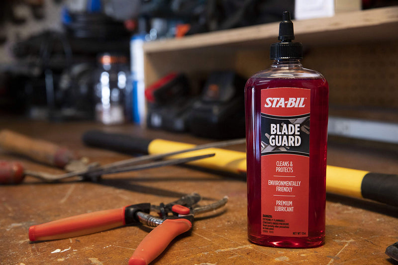 STA-BIL Blade Guard - Premium Blade Lubricant, Helps Maintain Blade Edge, Will Not Harm Plants, Protects Against Rust and Corrosion, Safe for Use On Gas and Electric Equipment, 12oz (22503) , Orange - NewNest Australia