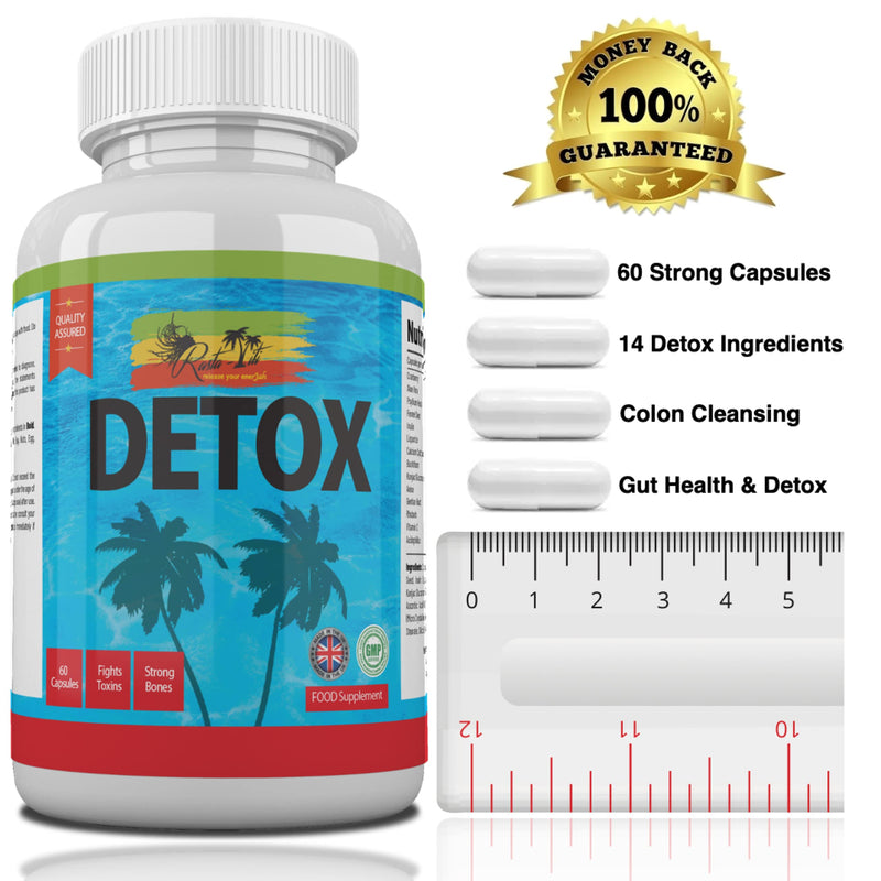 Strong Colon Cleanse Detox Capsules - Natural Laxatives for Constipation Relief & Bloating - Aloe Vera & Rhubarb Stool Softener - Bowel Support Supplements Made in The UK - NewNest Australia