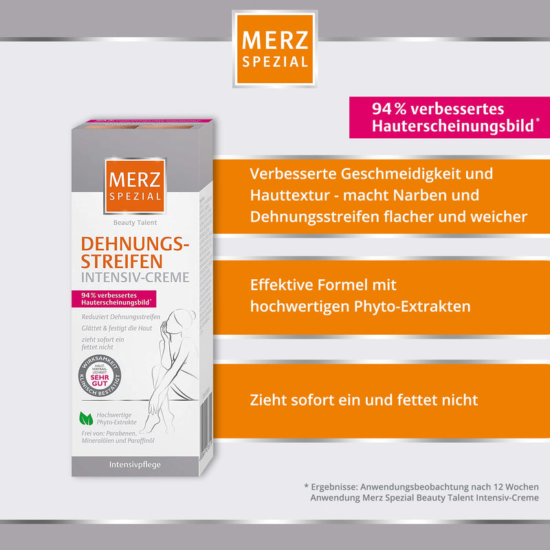 Merz Spezial Stretch Marks Intensive Cream - Special intensive care to reduce stretch marks - improves the appearance of the skin - 1 x 75 ml - NewNest Australia