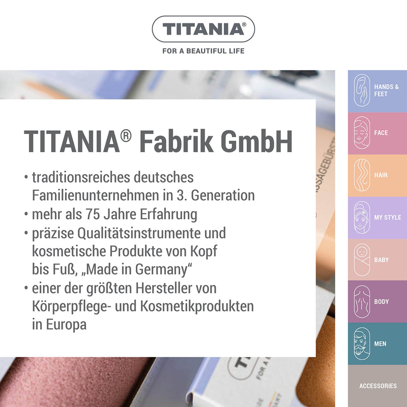Titania Pumice Sponge (Square), Pumice Sponge For Hand And Foot Care, Easy To Remove Callus, Pumice Stone Foot Care, For Men And Women, Made In Germany, Pumice Sponge For Feet (Grey) - NewNest Australia