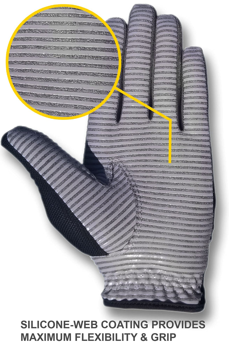 Claw Golf Glove for Men - Breathable, Long Lasting Golf Glove by CaddyDaddy Black Medium Left - NewNest Australia