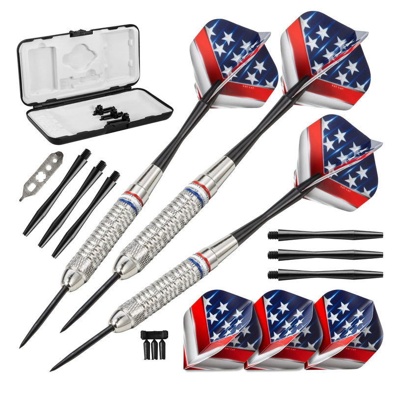 Fat Cat Support Our Troops Steel Tip Darts with Storage/Travel Case, 23 Grams - NewNest Australia