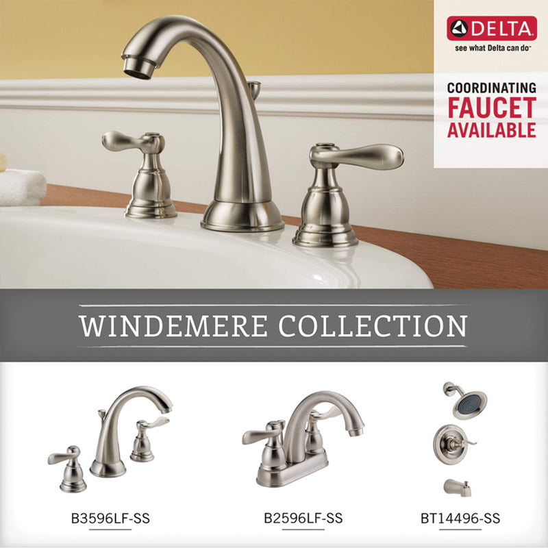 Delta Faucet 79650-BN Windemere Toilet Paper Holder, Satin Nickel - NewNest Australia