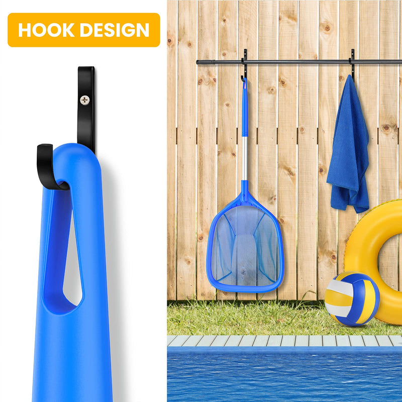 Mowend Pool Skimmer, Pool Net with 15" Pole, 26.8" Hand Skimmer with Pole for Small Swimming Pools, Spa, Hot Tubs, Vinyl Liners, Kids Pools and Fish Ponds - NewNest Australia