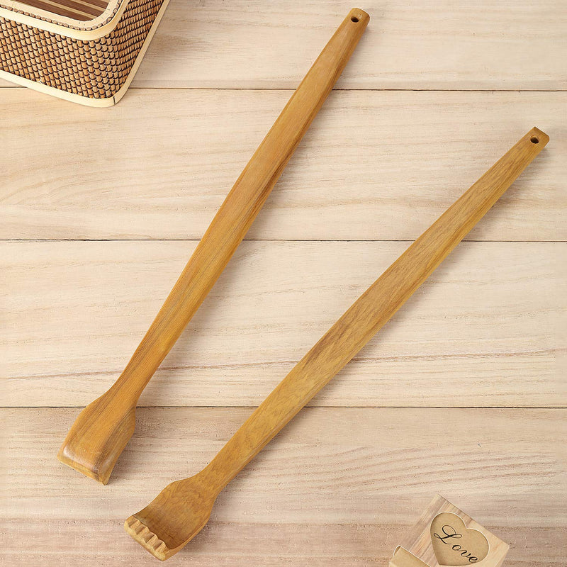 Wooden Back Scratchers, Handheld Manual, Back Massager, Long Back Scratcher for Instant Relief of Itching Body, Relaxation, Pack of 2 - NewNest Australia