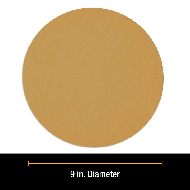 Dura-Gold Premium 9" Drywall Sanding Discs - 180 Grit (Box of 10) - High-Performance Sandpaper Discs with Hook & Loop Backing, Fast Cutting Aluminum Oxide Abrasive - For Drywall Power Sander, Wood 180-Grit - NewNest Australia