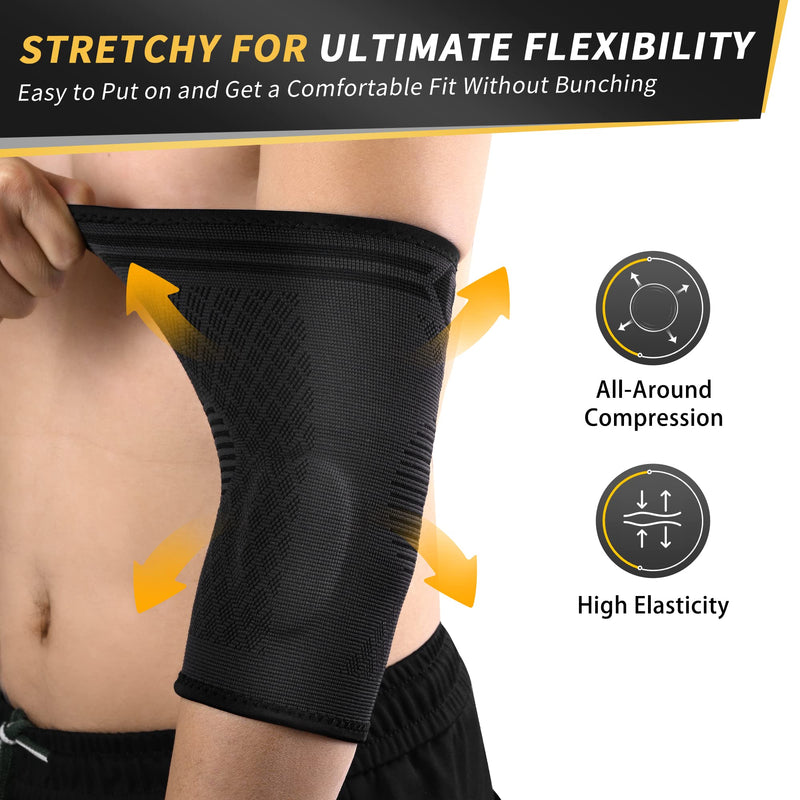 Cambivo 2 X Elbow Brace, Elbow Bandage For Men And Women, With Gel Padding, Pain Relief For Tennis Elbow, Golfer'S Elbow, Tendonitis, Suitable For Tennis, Golf, Basketball - NewNest Australia