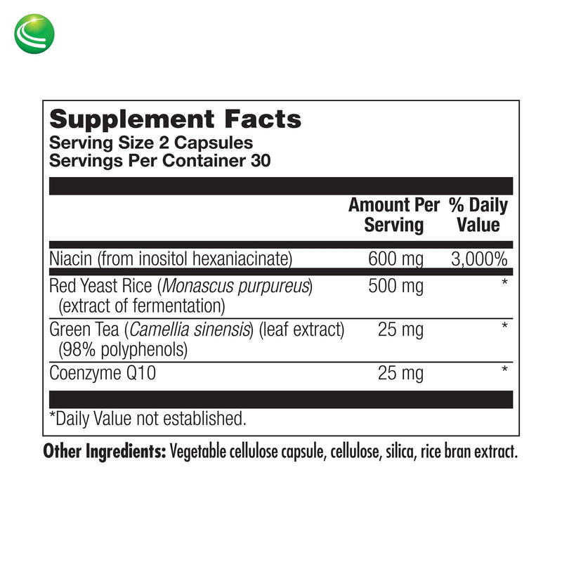 Nutra BioGenesis - BioLipotrol - Niacin and CoQ10 to Help Support Heart Health and Cholesterol Already Within Normal Range - Gluten Free, Vegan, Non-GMO - 60 Capsules - NewNest Australia