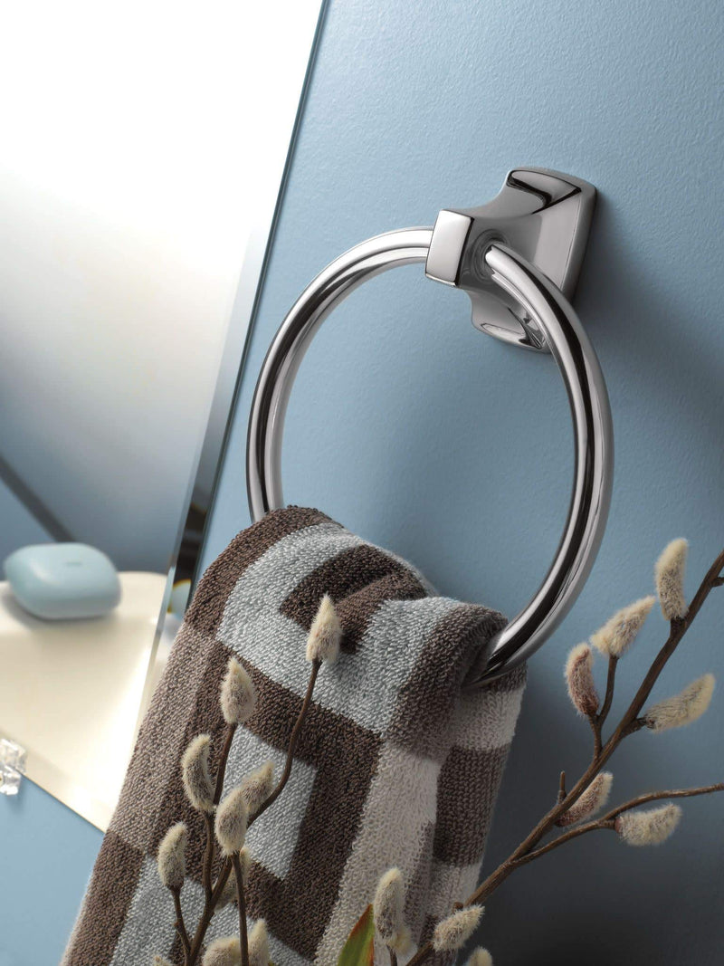 Moen P5860 Donnor Collection 6.25-Inch Diameter Contemporary Bathroom Hand Towel Ring, Chrome - NewNest Australia