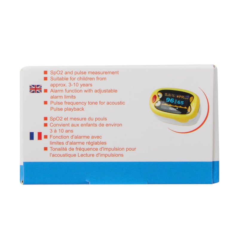 Pulox PO-210B children's pulse oximeter - battery-operated finger pulse oximeter for children and toddlers - NewNest Australia