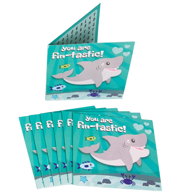 Red Robin Greetings Valentine's Day Cards - Fun Valentine Cards For Kids Sea Life, Word Search Kids Valentines Cards For Boy or Girl (28-Count With Envelopes) - NewNest Australia