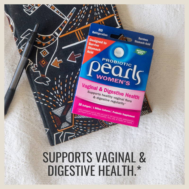 Nature's Way Probiotic Pearls Women's, 1 Billion Live Cultures, 30 Softgels - NewNest Australia