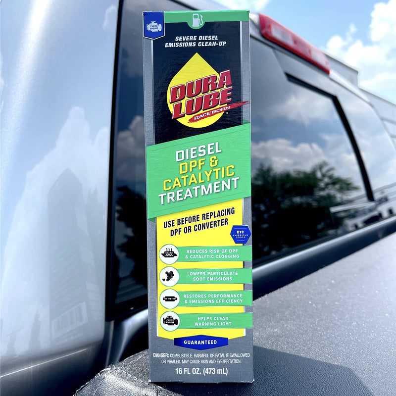 DURA LUBE Diesel DPF and Catalytic Treatment, Cleans Diesel Particulate Filter and Catalytic Converter, 16-Ounce,Black Labeled Bottle,HL-402509-06 - NewNest Australia
