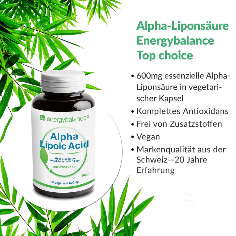Alpha Lipoic Acid 600 mg – 90 Vegecaps - NewNest Australia