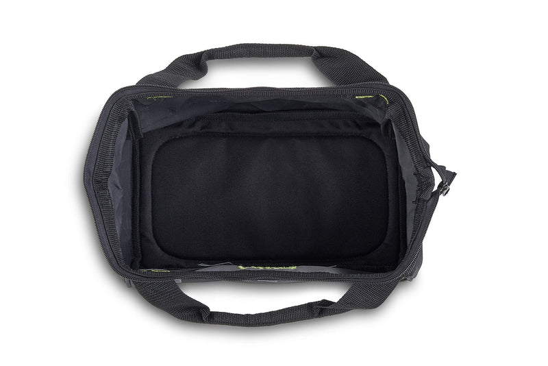 AWP 13-in Zippered Wide Opening Tool Bag | Exterior Pockets For Tool Organization , Black 13 Inch - NewNest Australia