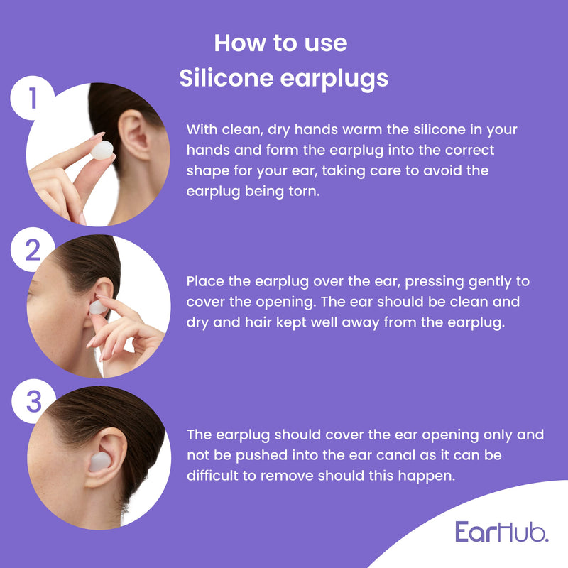 EarHub Sleepwell Soft Premium Silicone Earplugs 12 Pairs. Reusable & Custom Fit Silicone Ear Plugs. Best Used for Sleep. Also Used for Travel, Water Sports, Work, Study & Concerts. Travel case inc - NewNest Australia