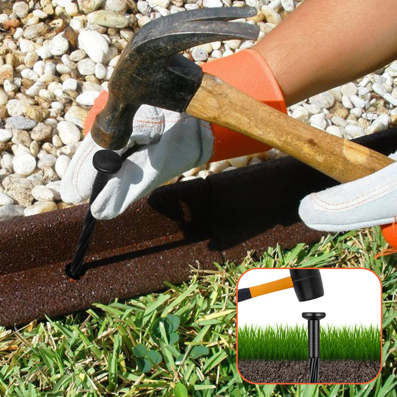 25 Count Plastic Landscape Edging Anchoring Stakes 8-Inch Garden Lawn Yard Landscaping Spikes for Paver Edging, Weed Barrier, Tent, Artificial Turf & More 25 - NewNest Australia