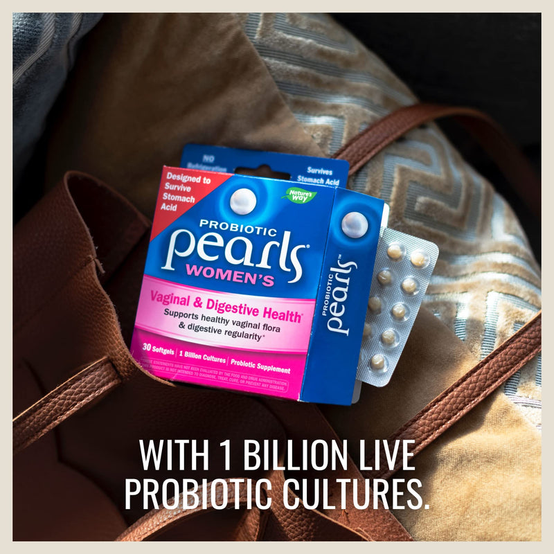Nature's Way Probiotic Pearls Women's, 1 Billion Live Cultures, 30 Softgels - NewNest Australia