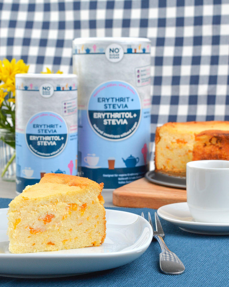 No Sugar Sugar Erythritol + Stevia Natural Sugar Substitute Without Calories 1:1 Sweetness Compared To Sugar, Without Taste, Healthy Alternative For Cooking, Baking, Sweetening (1 Kg Resealable Can) - NewNest Australia