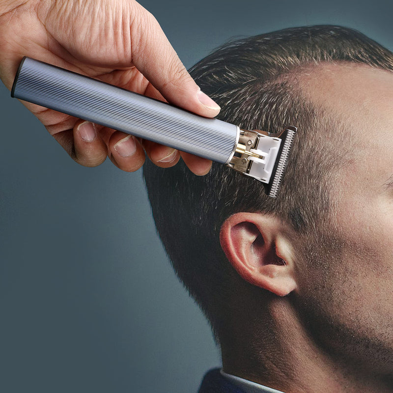 BarberBoss Beard Trimmer and Stubble Trimmer Hair Clipper for Men - Cordless Electric Clipper with T-Blade Trimmer, USB Rechargeable Grooming Kit QR-2086 - NewNest Australia