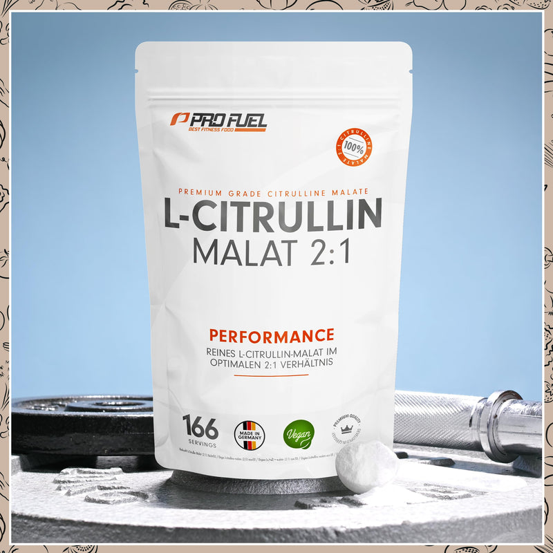 L-Citrulline Malate 2:1 Powder 500 G, Optimal High Dosage, Perfect Solubility, Ideal As A Supplement Before Training (Pre-Workout), Highest Purity, Laboratory Tested, No Additives, 100% Vegan - NewNest Australia