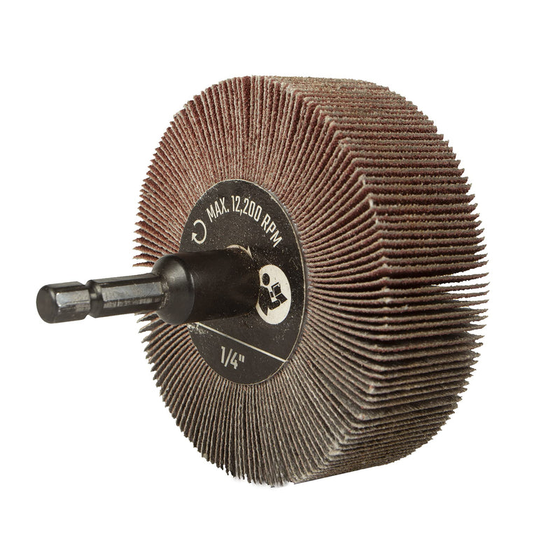 Gator 7005GA 3" Drill Mounted Flap Wheel, Brown - NewNest Australia