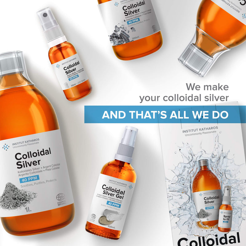 Premium Colloidal Silver Spray ● 40ppm 3.4 fl oz ● Optimal Concentration Formula, Smaller Particles, Better Results ● Laboratory Certified ● Liquid Silver with Free Spray Bottle to Fill & Ebook - NewNest Australia