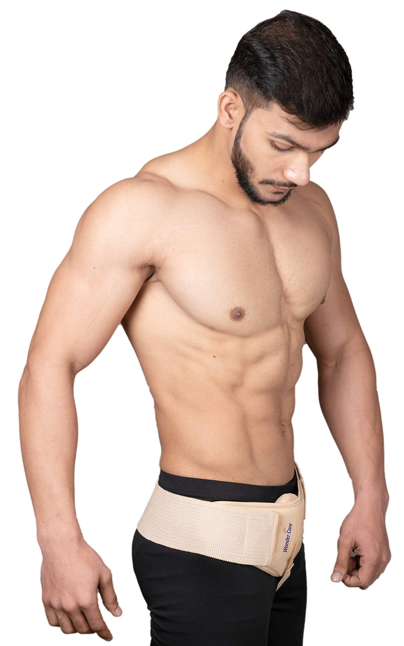 Wonder care - Hernia Truss for Men for Left- Hernia trusses for Left, Comfort Truss Hernia Belt, Hernia Truss inguinal, Hernia Support for Men and Groin Hernia Support Left Side- S - NewNest Australia