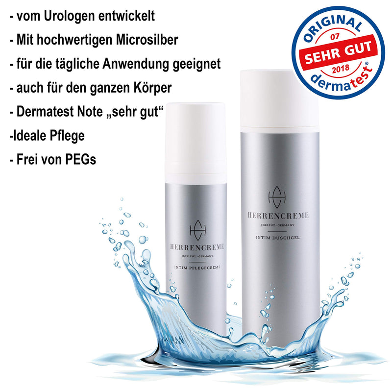 Men'S Cream Intimate Care Set Intimate Care Cream And Shower Gel - The First Intimate Care Developed By The Urologist - With Microsilver For Dry And Irritated Skin In The Intimate Area - NewNest Australia
