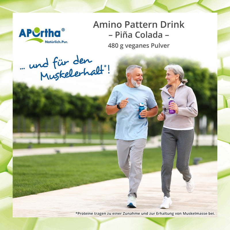 Aportha Multi Essential Amino Pattern I 480 G Pina Colada Drink With 8 Essential Amino Acids According To Prof. Dr. Luc√† Moretti For Optimized Protein Supply I Amino Acids Complex High Dose Eaa - NewNest Australia