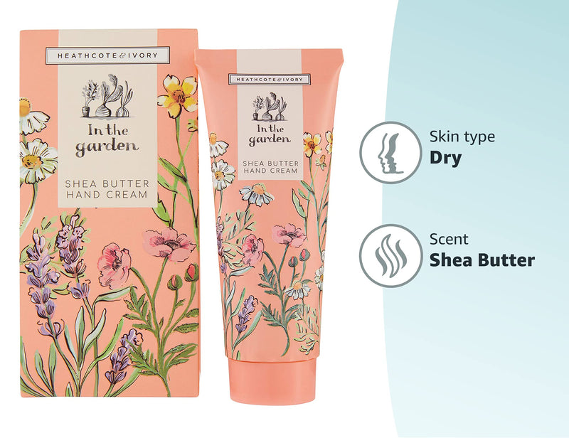 Heathcote & Ivory In The Garden Gardener's Shea Butter Hand Cream In Gift Box, 100ml - NewNest Australia