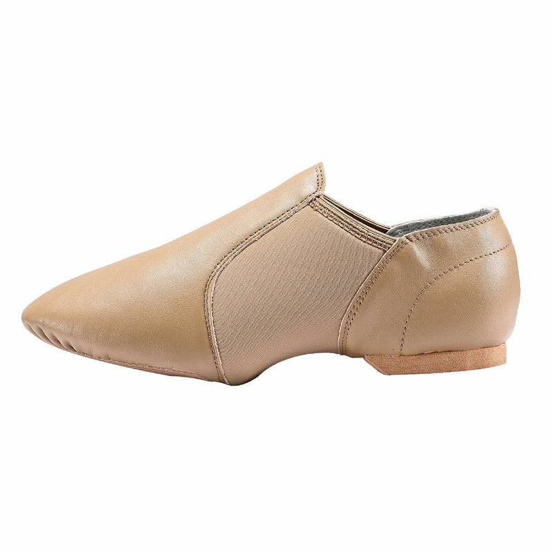 Dynadans Women's Leather Upper Slip-on Jazz Shoe 8.5 Women/8 Men Brown - NewNest Australia
