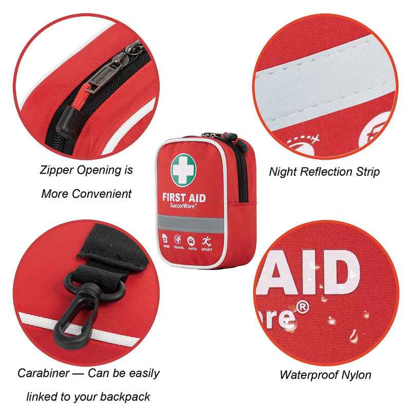 130 Pieces First Aid Kit with Hospital Grade Medical Supplies - Includes Emergency Blanket, Bandage - Great for Home, Outdoors, Office, Car, Travel, Camping, Hiking, Boating - NewNest Australia