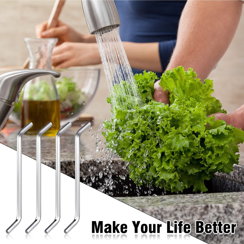 4 Pcs Garbage Disposal Wrench Tool, Silver Garbage Disposal Tool Metal Garbage Disposal Parts for Kitchen Sink, Food Garbage Disposal, Garbage Disposal Repair - NewNest Australia
