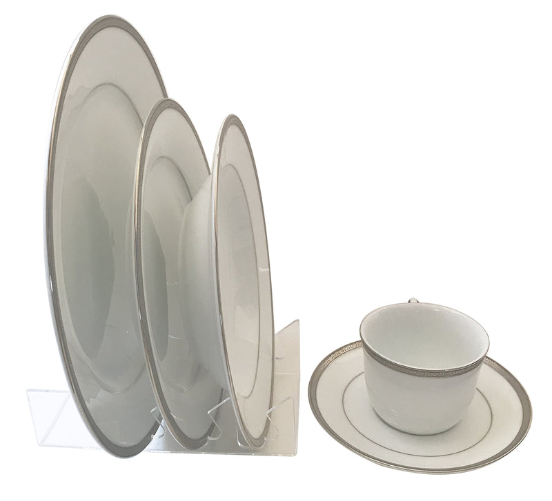 NewNest Australia - 3-5 Piece Upright Dinnerware Plate Place Setting Display Stand (Item #102113) 