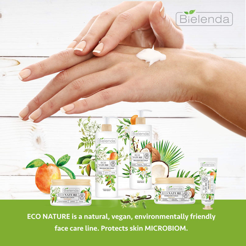 Bielenda Eco Nature - Guarantees Optimal Hydration Soothe The Unpleasant Feeling Of Hands Skin Dryness - Eco Nature - Cockatoo Plum + Jasmine + Mango - Hand Cream Moisturizing And Soothing - 50 ml - NewNest Australia