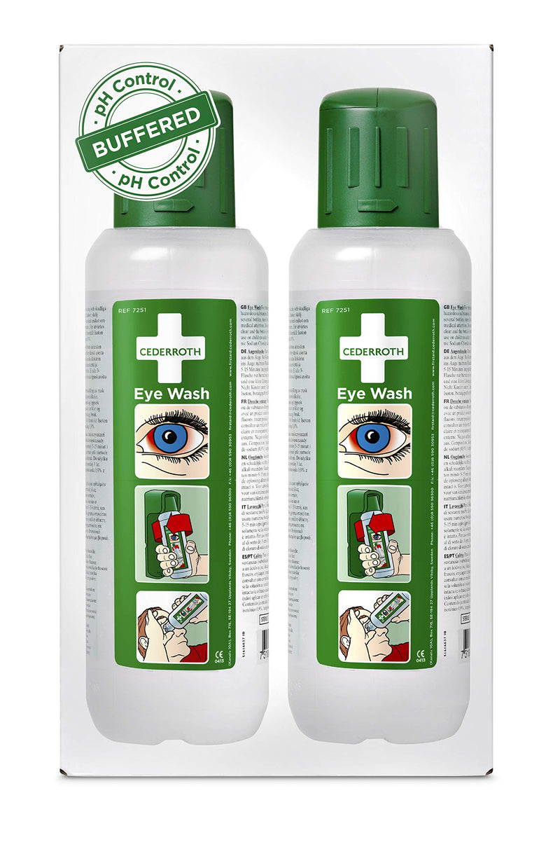 Cederroth EYE WASH BOTTLE 1 x 2 bottles of 500 ml each - NewNest Australia